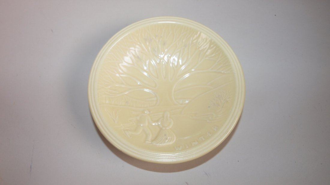 Fiesta 1940 World's Fair Four Seasons plate, ivory (1 of 1)