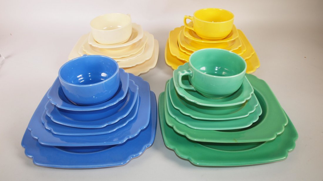 Fiesta Riviera 4-6 piece place settings:  mauve blue, (1 of 1)