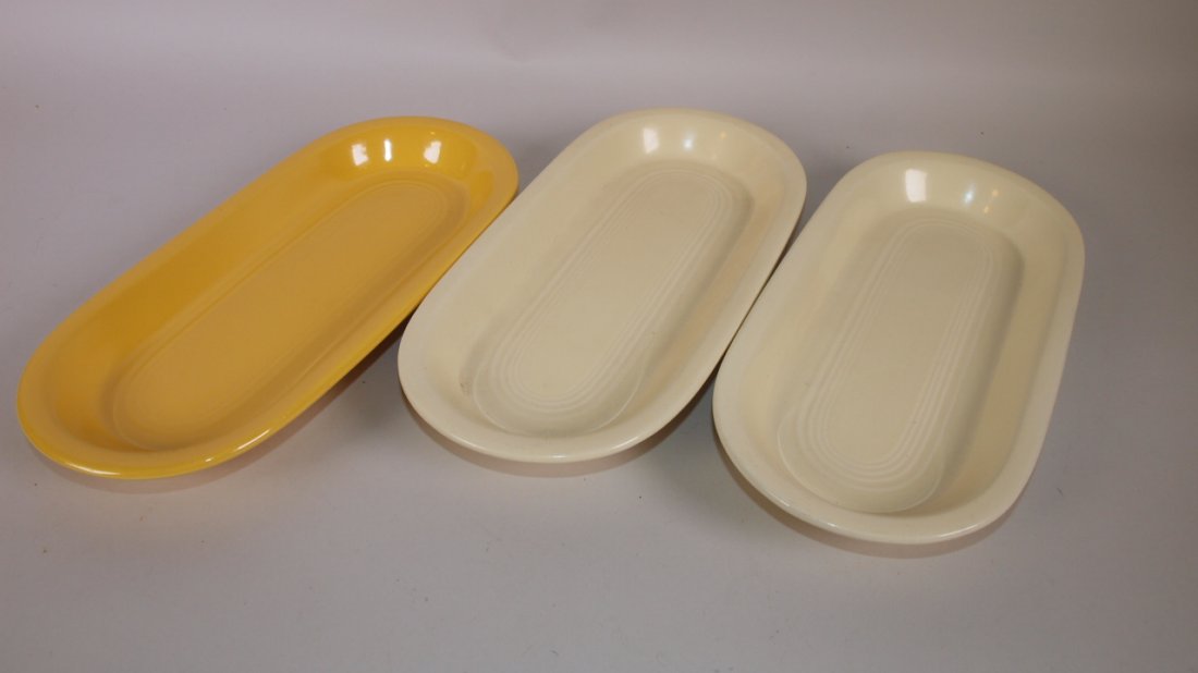 Fiesta utility tray group:  2-ivory, 1-yellow (1 of 1)