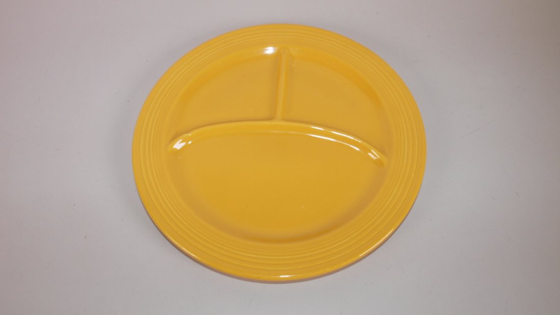 Fiesta 10 1/2" compartment plate yellow (1 of 1)