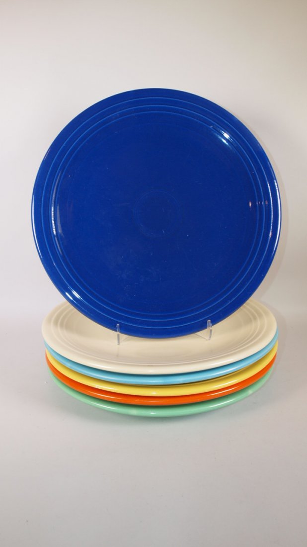 Fiesta 15" chop plate group:  all orginal 6 colors (1 of 1)
