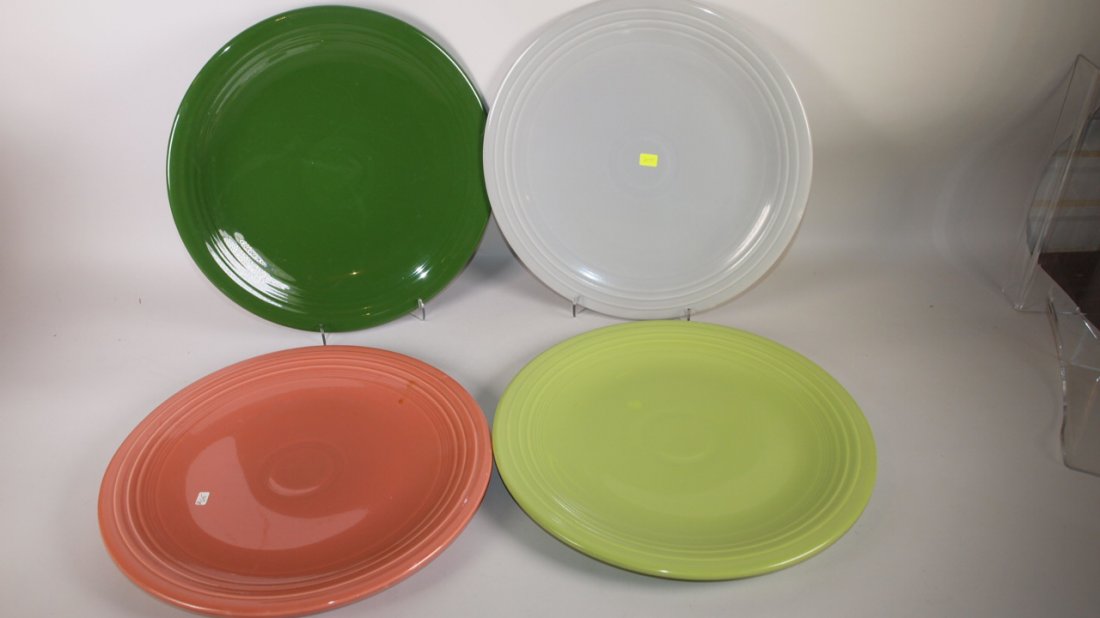 Fiesta 15" chop plate group:  dark green, rose, gray, (1 of 1)