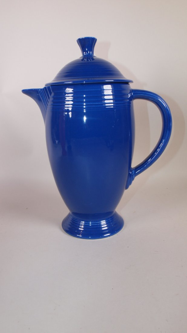 Fiesta coffee pot, cobalt (1 of 1)