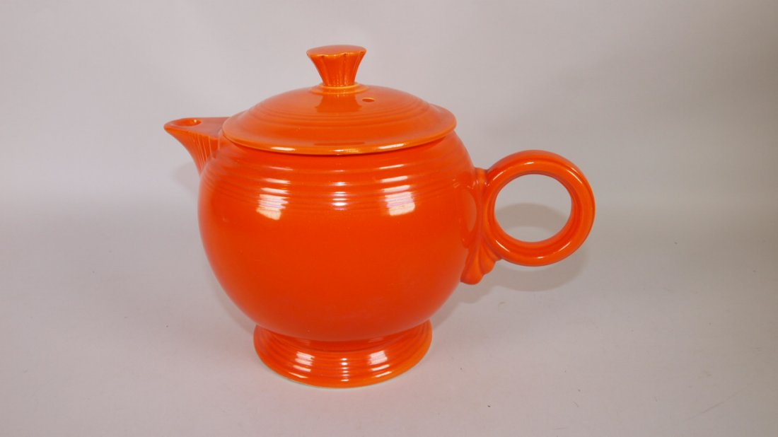 Fiesta large teapot, red (1 of 1)