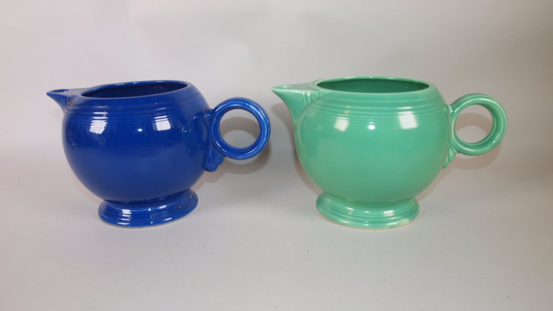 Fiesta large teapot base-cobalt & green (1 of 1)