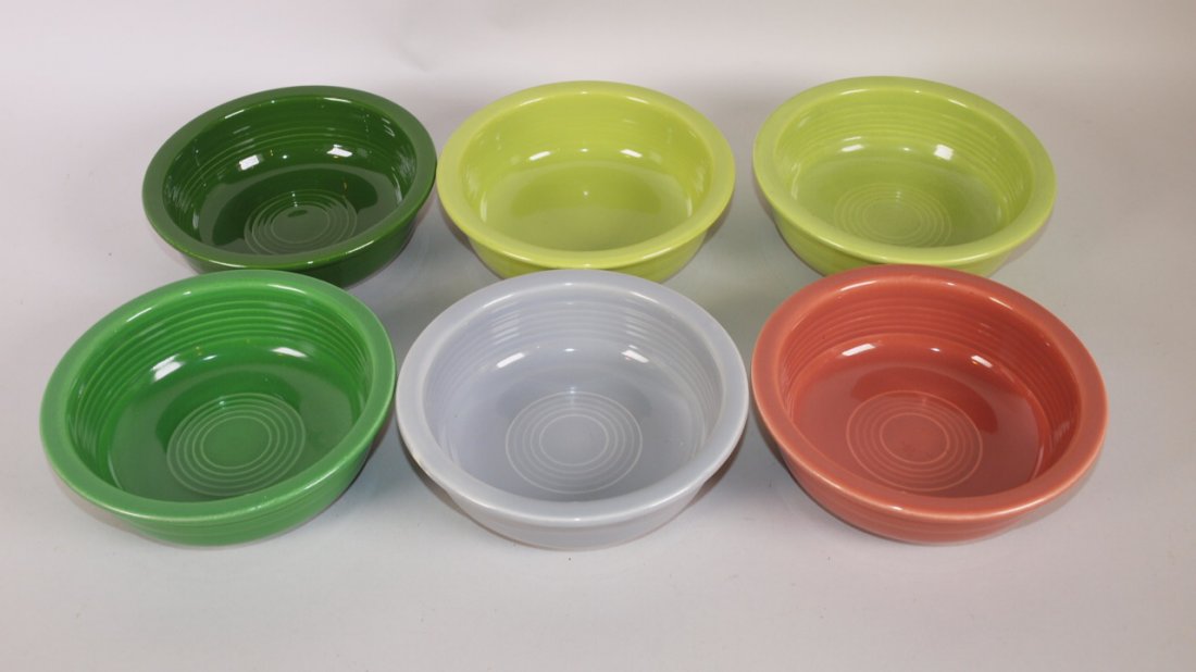 Fiesta 5 1/2 fruit bowl group: lot of 6-50's colors: Fiesta 5 1/2 fruit bowl group: lot of 6-50's colors