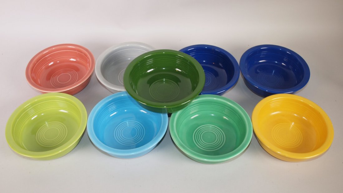Fiesta 5 1/2 fruit bowl group:  lot of 9 assorted (1 of 1)