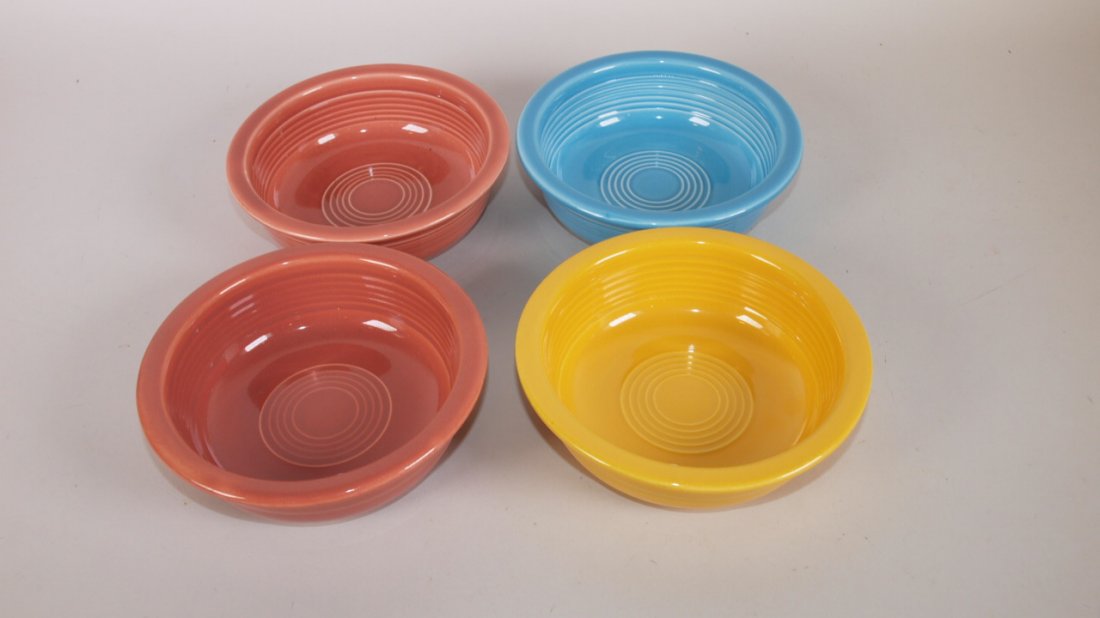 Fiesta 5 1/2 fruit bowl group:  lot of 4 assorted (1 of 1)