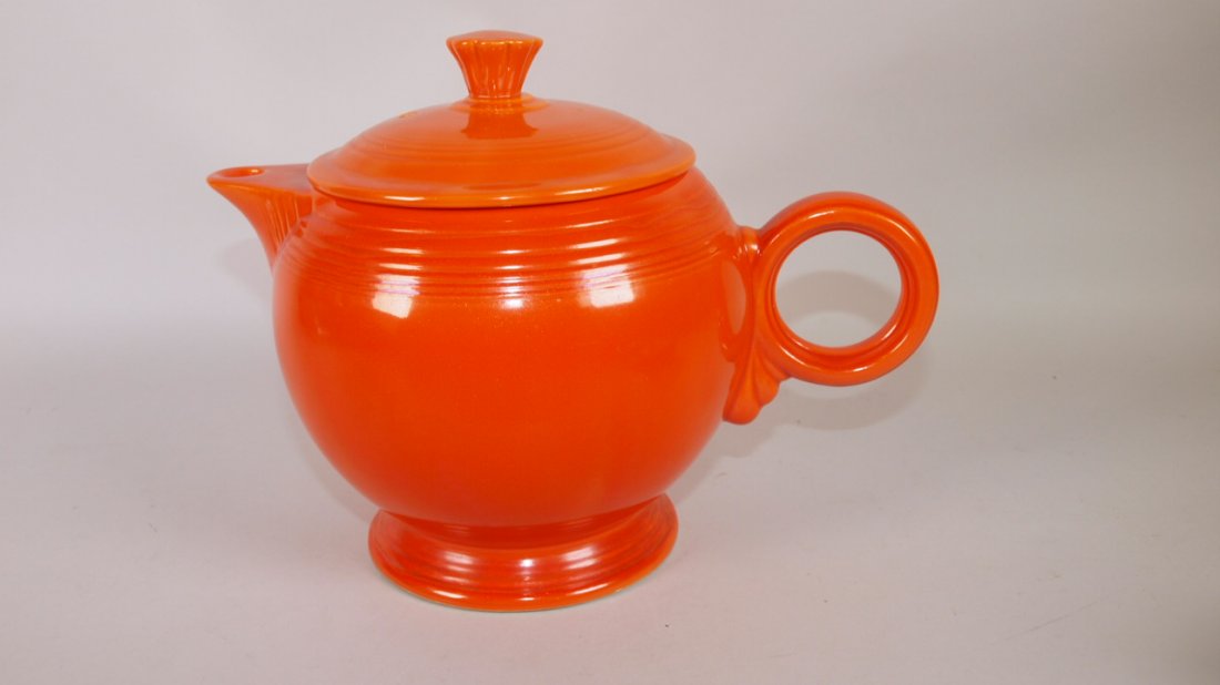 Fiesta Large teapot, red (1 of 1)