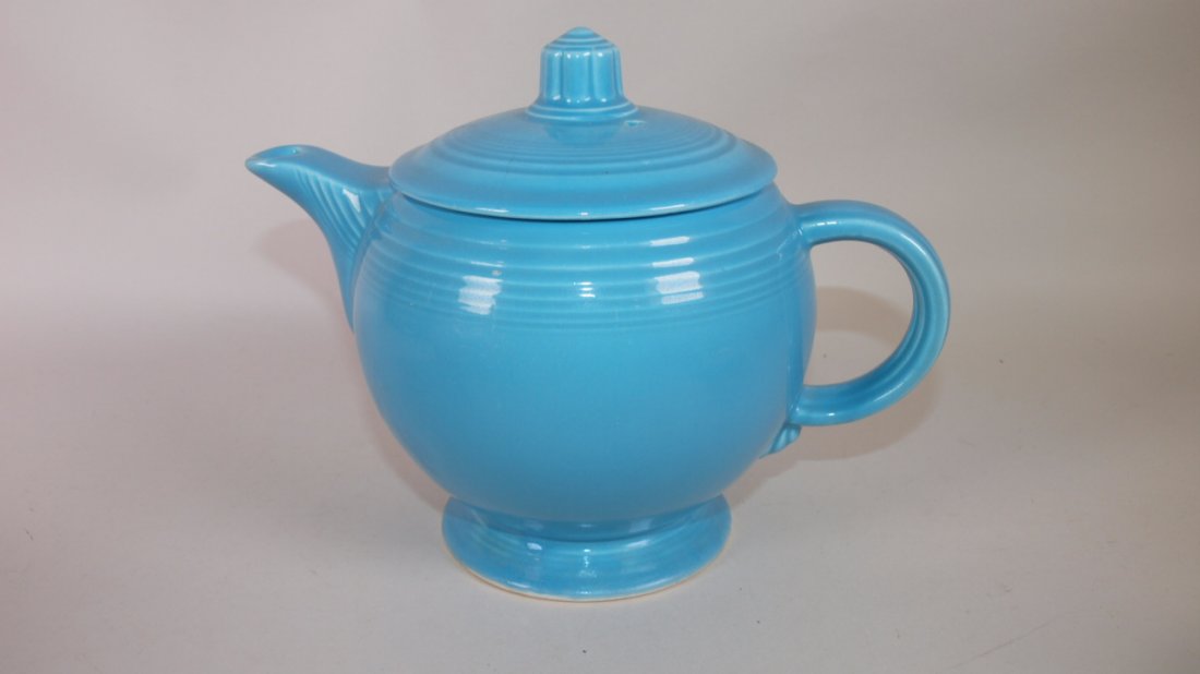 Fiesta Medium teapot, turquoise (1 of 1)