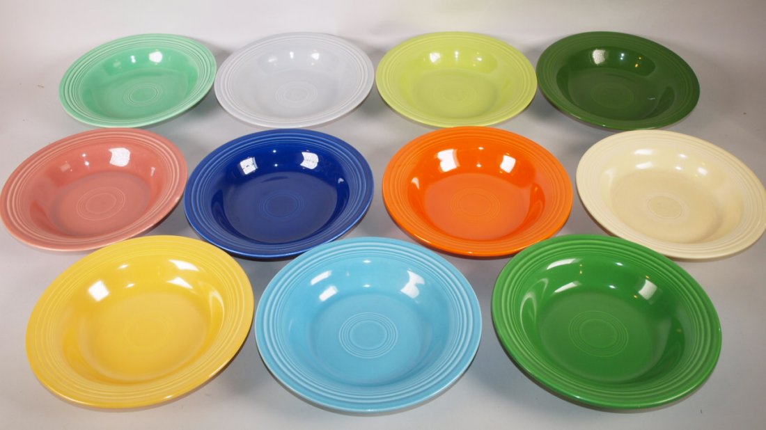 Fiesta deep plate group:  all 11 colors (1 of 1)