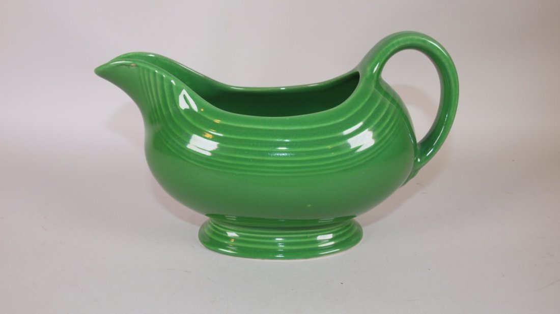Fiesta Sauce Boat, medium green (1 of 1)