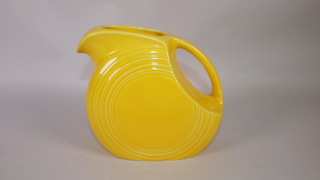 Fiesta disk pitcher, harlequin yellow (1 of 1)