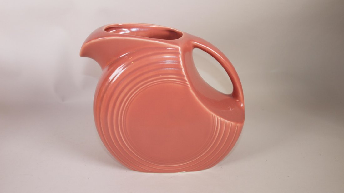 Fiesta disk water pitcher, rose (1 of 1)
