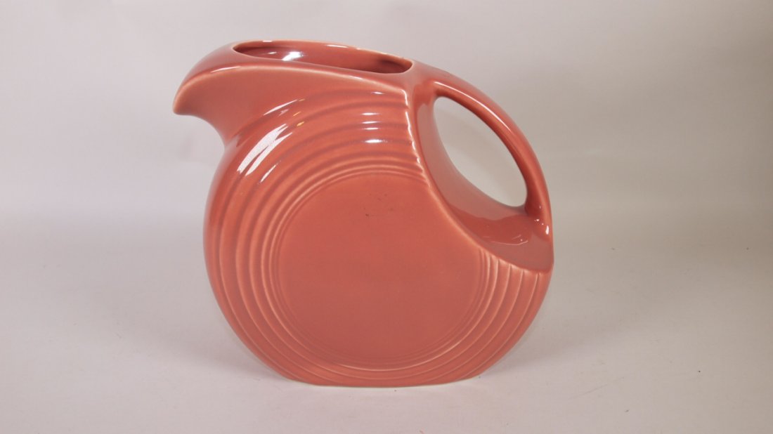 Fiesta disk water pitcher, rose (1 of 1)