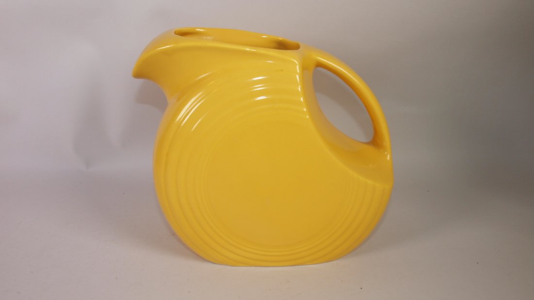 Fiesta disk water pitcher, yellow (1 of 1)