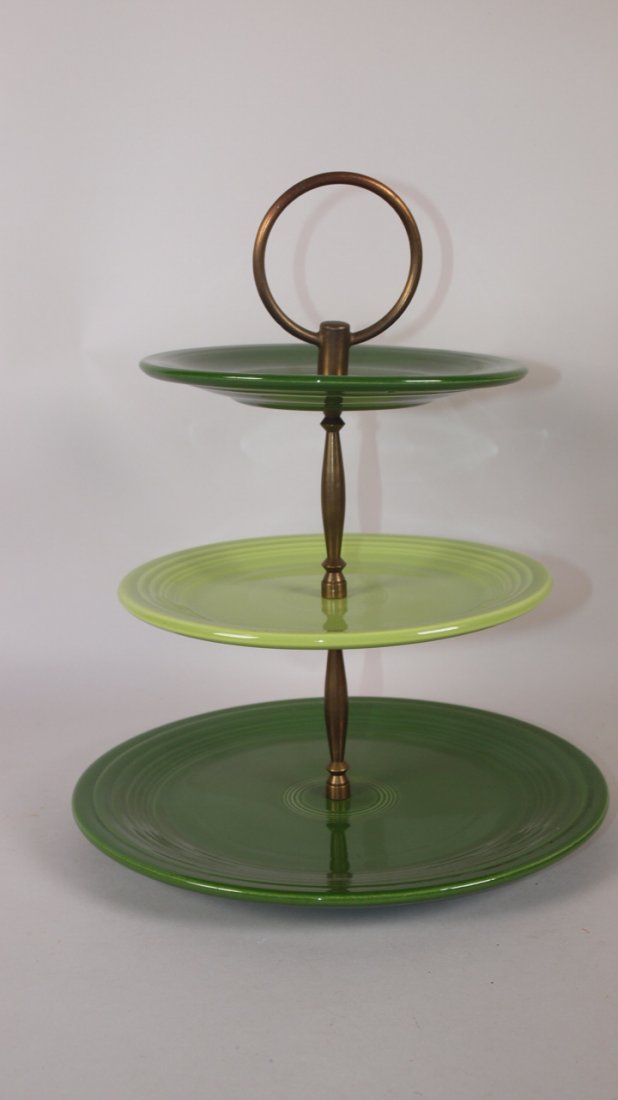 Fiesta 3 tier tid bit tray, top handle loose (1 of 1)