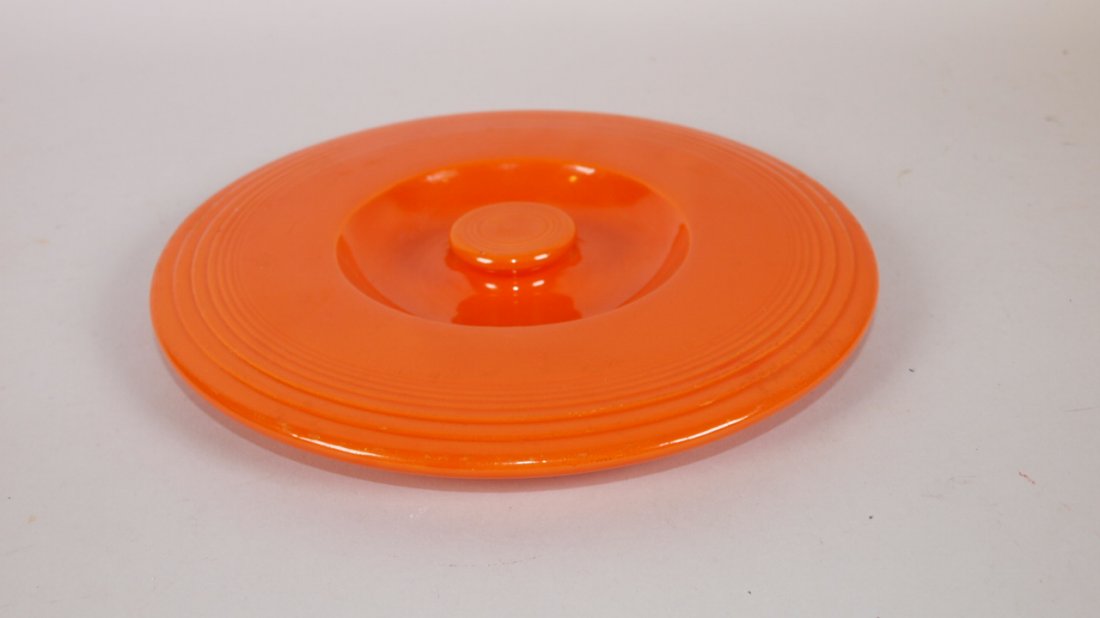 Fiesta #3 mixing bowl lid, red: Fiesta #3 mixing bowl lid, red