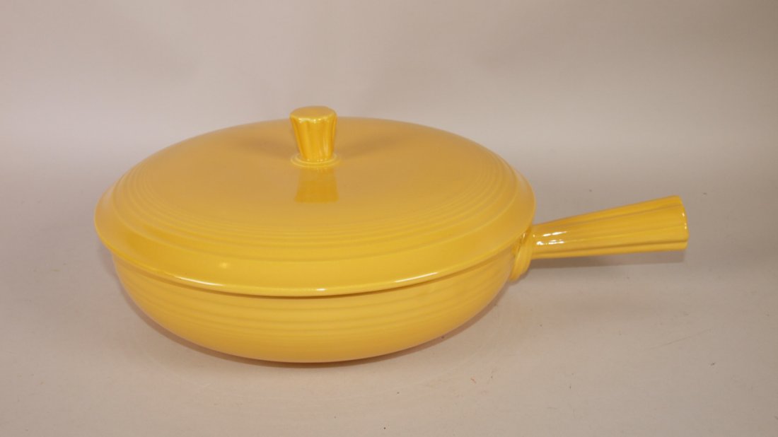 FIesta yellow french casserole with lid (1 of 1)