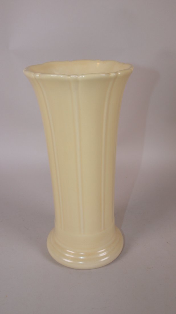 Fiesta 10" flower vase, ivory (1 of 1)