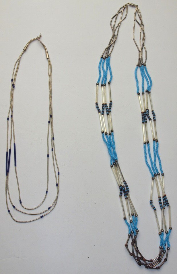 Sterling silver lotof 2 Indian necklaces (1 of 1)