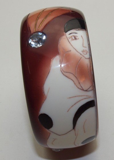 Art Deco bakelite bangle bracelet (1 of 1)