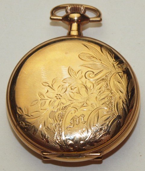 Elgin hunters case pocket watch, 3/0s (1 of 1)