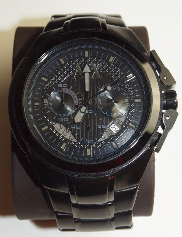 Armani Exchange AX1116 stainless mens wrist watch (1 of 1)