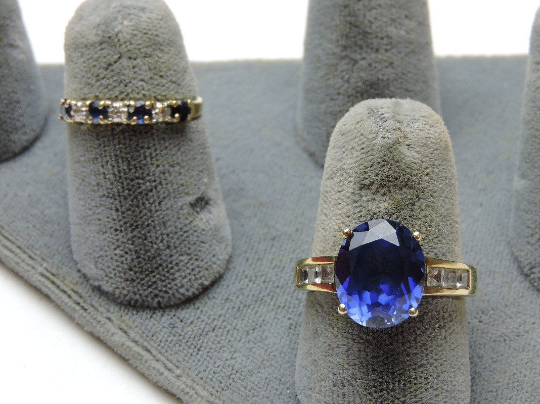 Lady's 10kt ring and 14kt ring (1 of 2)