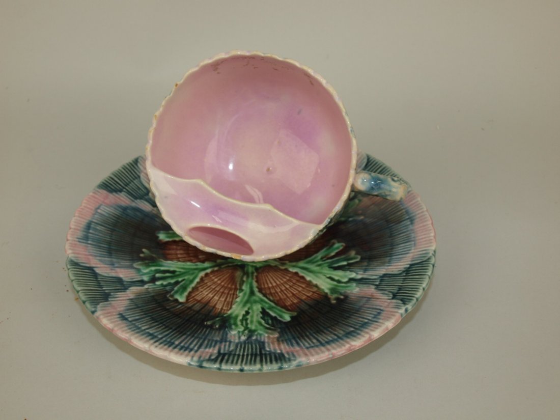 Etruscan shell & seaweed mustache cup & saucer, rim (1 of 1)