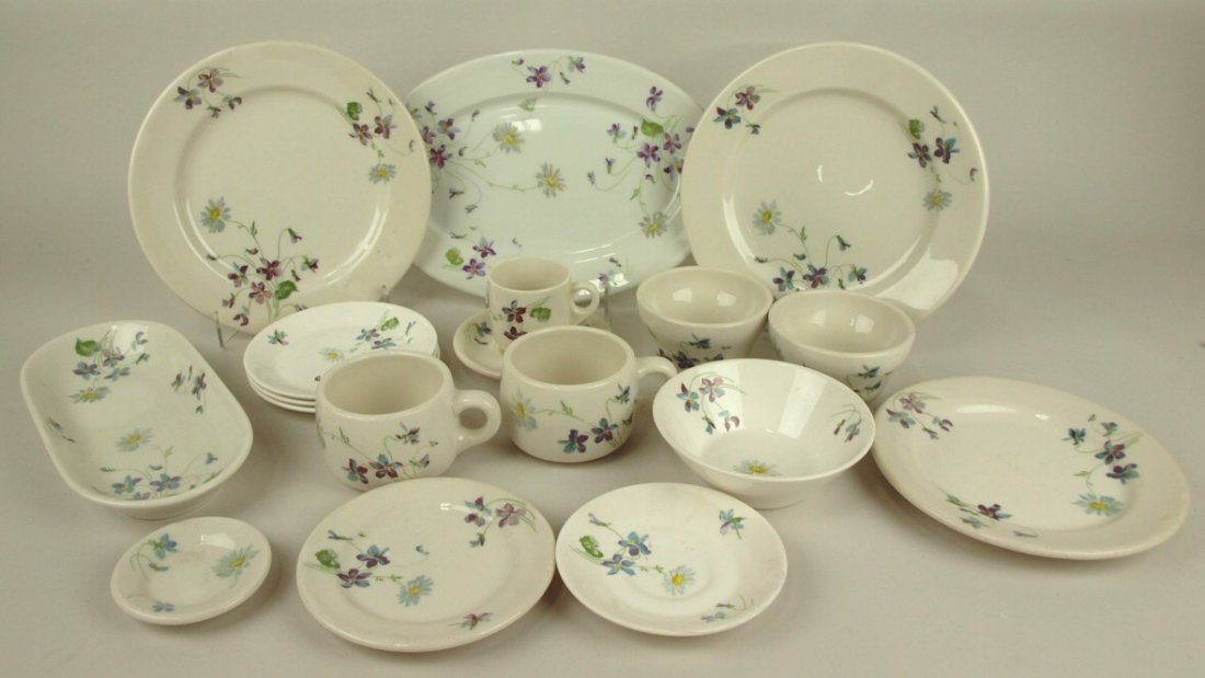 Railroad dining car china Chicago, Burlington & Quincy