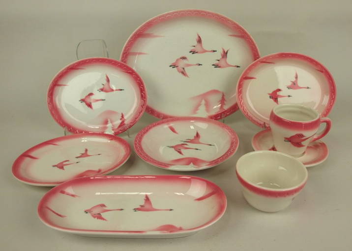 Railroad Dining Car China, Cmstp&p (chicago, Milwaukee,