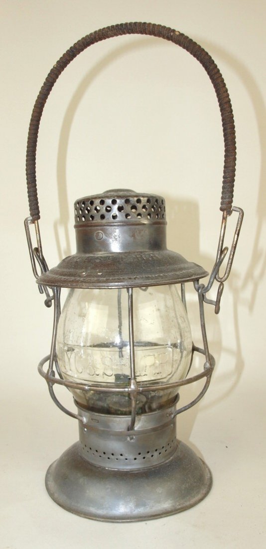 Adams & Westlake railroad lantern with clear tall globe (1 of 1)