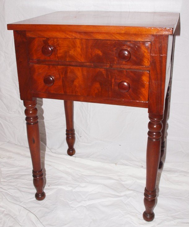 Cherry 2 drawer bedside table (1 of 1)