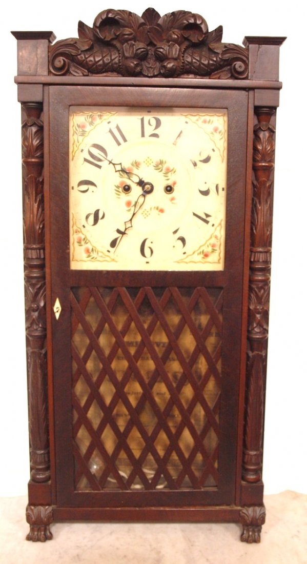Johnston and Melhorn 8 day rosewood clock, 36" May 25, 2016