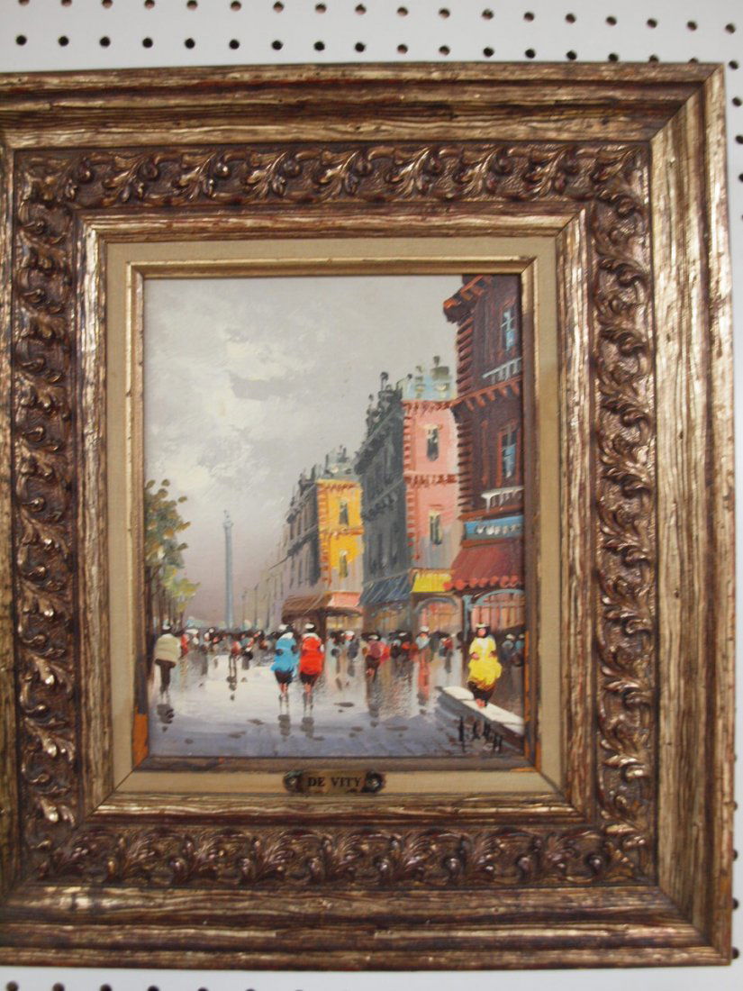 Antonio DeVity (Italy 1901-1993) o/c pair of Venice (1 of 2)