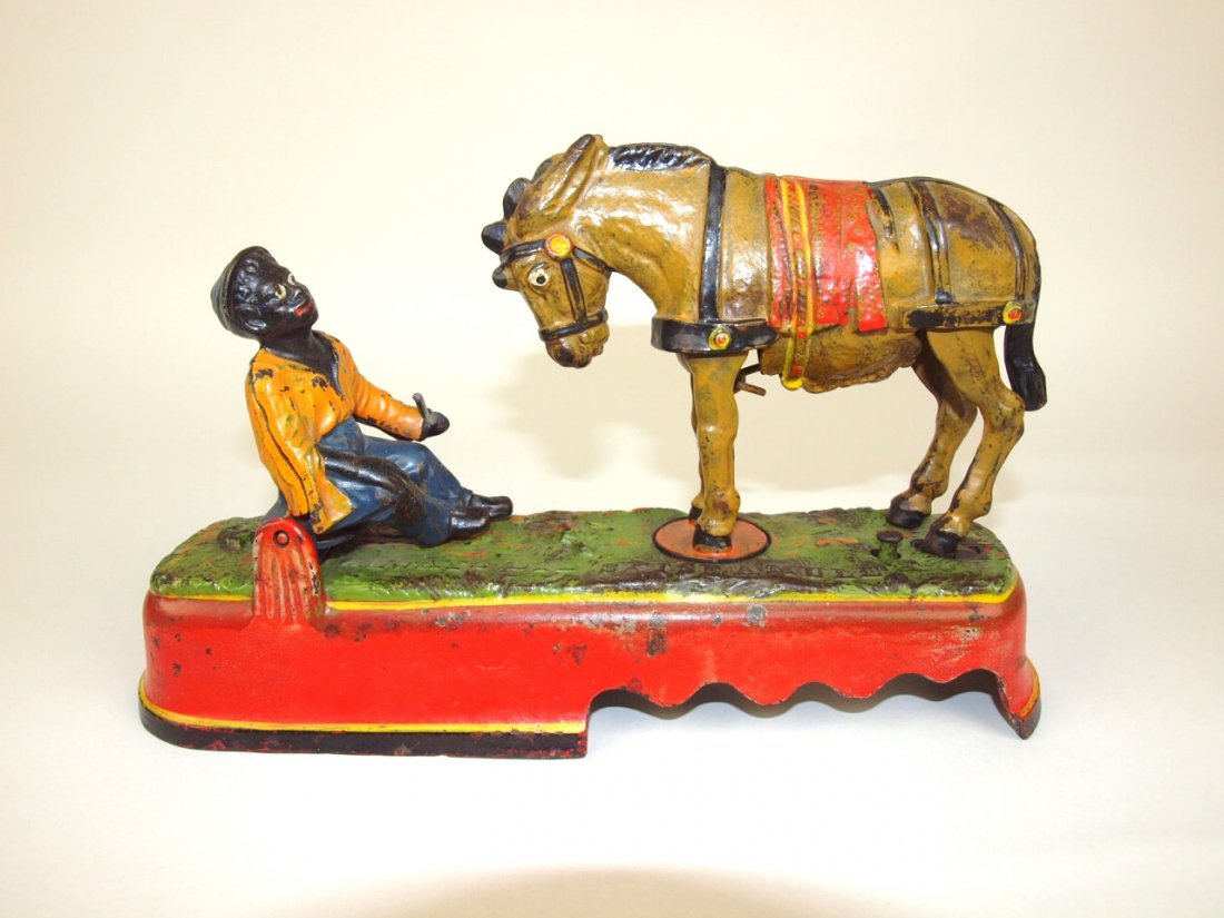 Always Did Spise That Mule cast iron mechanical bank (1 of 3)