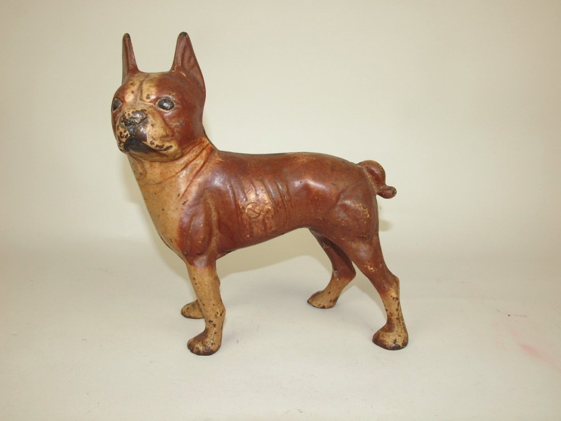 Cast iron bull dog doorstop (1 of 1)