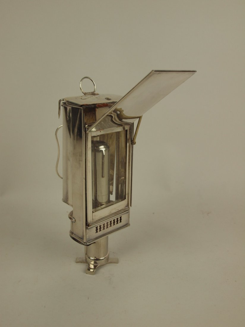 Sheffield rare English traveling lantern (1 of 1)