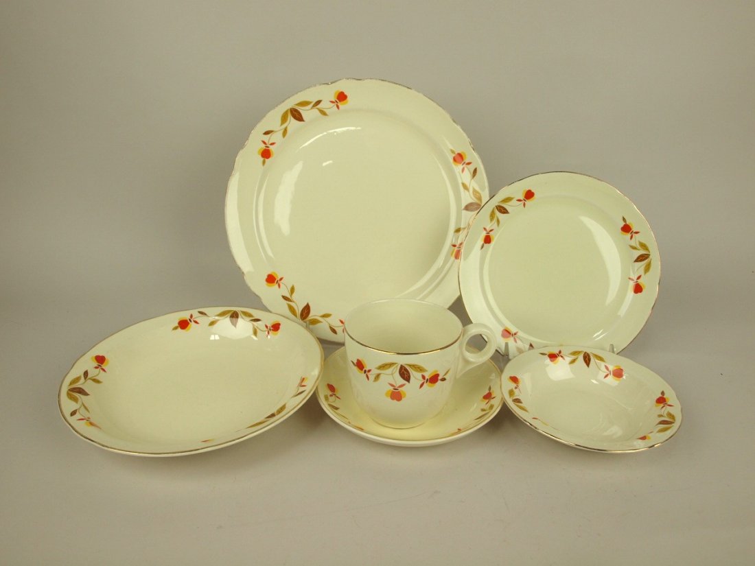 Hall Jewel Tea Autumn Leaf 6 piece place setting for 8, (1 of 1)