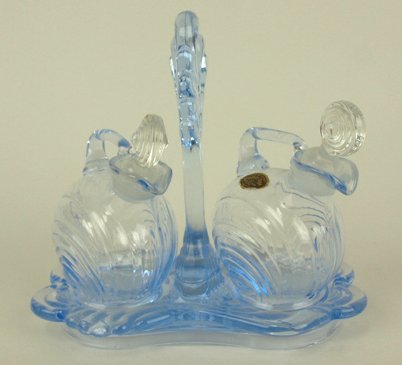 Cambridge blue Caprice cruet set of stand, #99 (1 of 1)