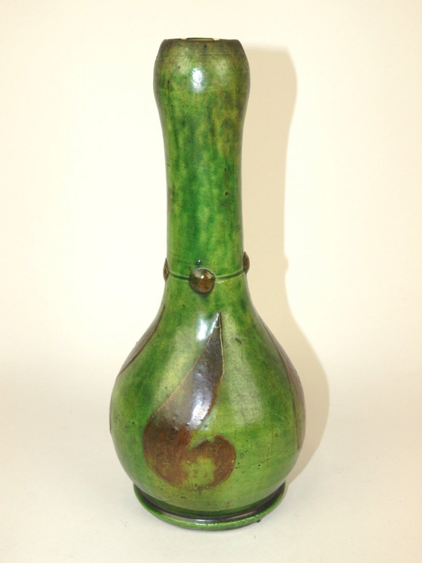 Rare Cambridge decorated art pottery vase, 10 1/2" (1 of 1)