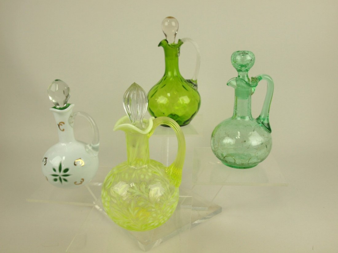 Lot of 4 assorted cruets (1 of 1)