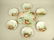 French Limoges 7 piece porcelain seafood set: 11" tray