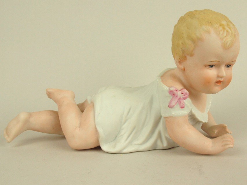 German bisque 10" piano baby (1 of 1)