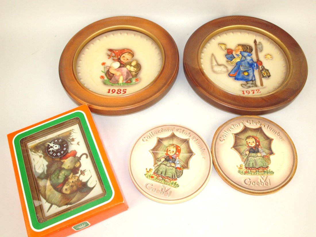 Hummel lot: 1972, 1985, & 1987 annual plates, 2-1978 (1 of 1)