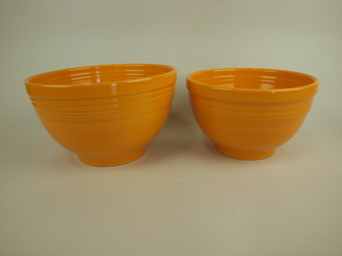 Fiesta Post 86 marigold 2 piece mixing bowl set (1 of 1)