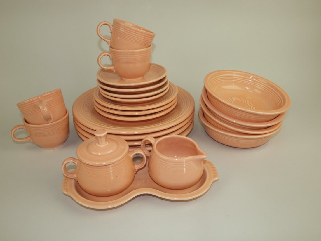 Fiesta Post 86 lot of 20 apricot pieces (1 of 1)