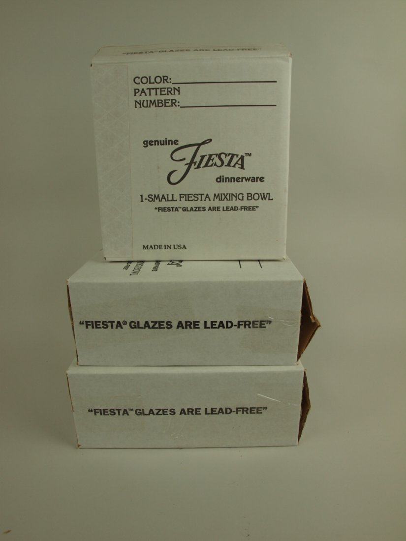 Fiesta Post 86 3 piece mixing bowl set, NIB (1 of 1)