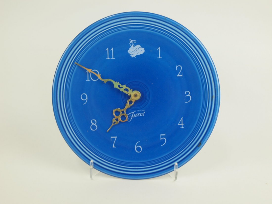 Fiesta Post 86 sapphire plate clock, NIB (1 of 1)